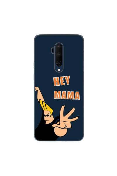 OEM Case compatible with OnePlus 7T Pro Silicone Gel Tpu Pattern Message Hey Mom