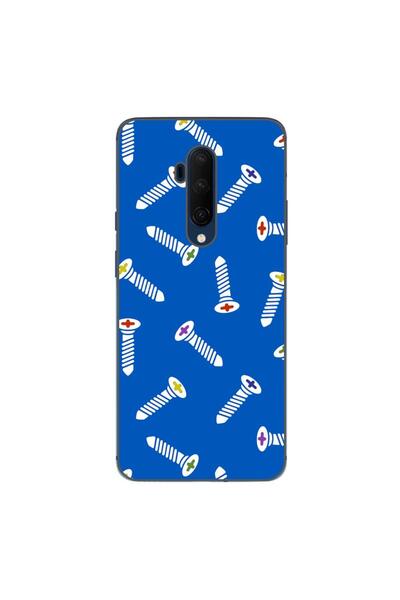OEM Husa compatibila cu OnePlus 7T Pro Silicon Gel Tpu Model Screws Pattern