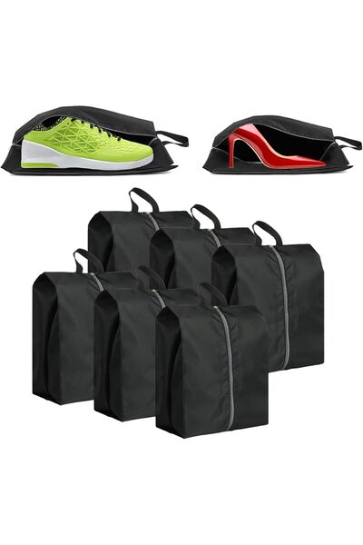Arabest 6-Pack Shoe Bags,Large Waterproof Portable,with Zipper,Unisex Travel ...