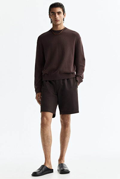 H&M Keten Karışımlı Şort Relaxed Fit