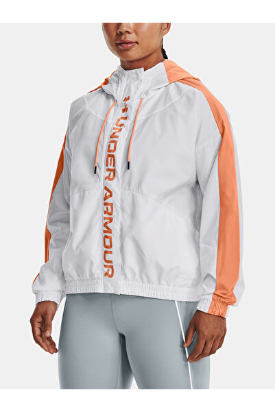 Under Armour Bunda UA Rush Woven FZ Jacket-WHT
