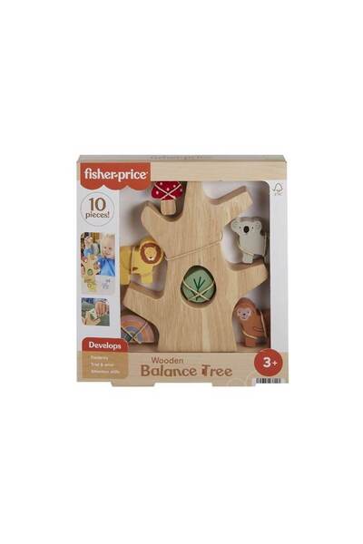 mattel Fisher-Price Ξύλινα Δέντρα Ισορροπίας Εκπαιδευτικό Παιχνίδι HXT87
