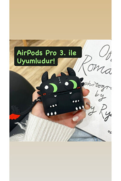 daystar Cute Dragon Character Silicone Earphone Case Compatible with Apple Ai...