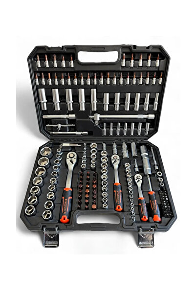 LİNKA İNŞAAT Kingqueen 171 Piece Professional Socket Wrench Set Ratchet Set R...