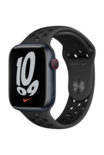 Apple Ceas Nike Seria 7, GPS + CELL, 45mm, Midnight, Openbox