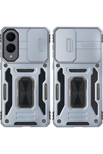 Other Θήκη Ring Armor Camshield Sonique για Samsung Galaxy S25 Edge Γκρι