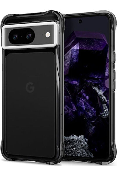 Spigen Cyrill UltraSheer Πίσω Κάλυμμα Σιλικόνης 1.8mm με Λουράκι Μαύρο (Googl...
