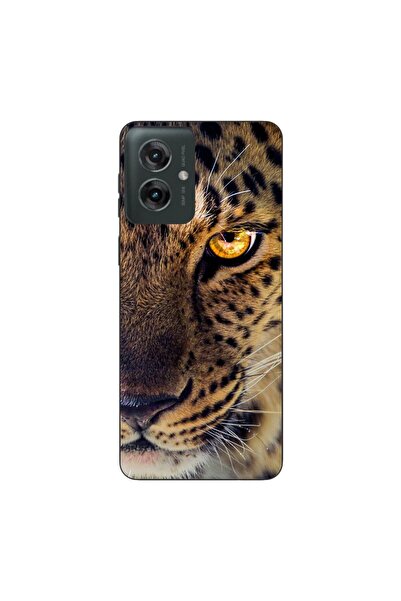 OEM Θήκη συμβατή με Motorola Moto G55 από σιλικόνη gel TPU με σχέδιο λεοπάρδαλης