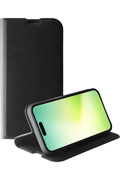 Vivanco Premium Θήκη Πορτοφόλι Σιλικόνης Μαύρη (iPhone 15 Plus) Κωδικός: 63907