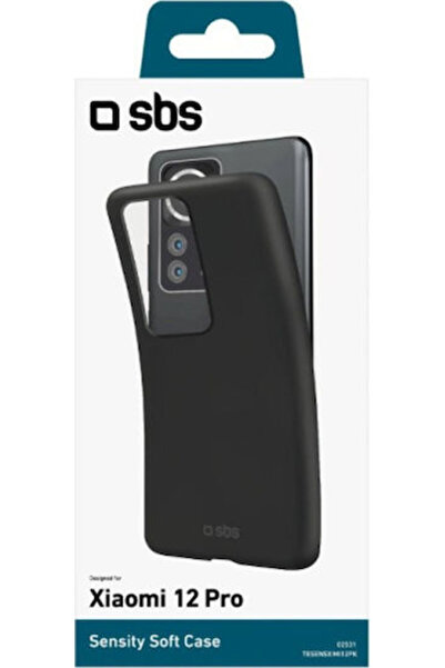 SBS Sensity Πίσω Κάλυμμα Σιλικόνης Μαύρο (Xiaomi 12 Pro) Κωδικός: SENSXIMI12PK