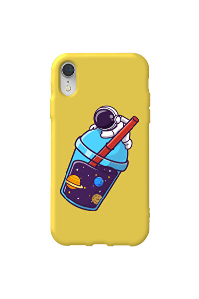 Other Apple iPhone Xr Longing in space Yellow Colored Silicone TPU Θήκη