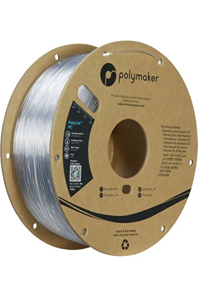 Polymaker PolyLite PC Transparent 1.75mm 1kg