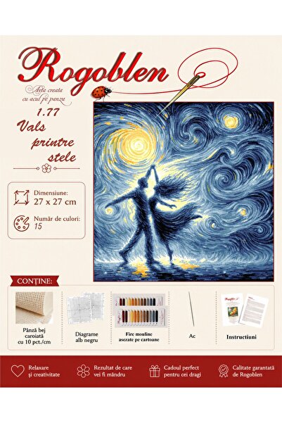 Rogoblen Waltz Among the Stars sewing tapestry - gobelin Top Bottom Set with ...