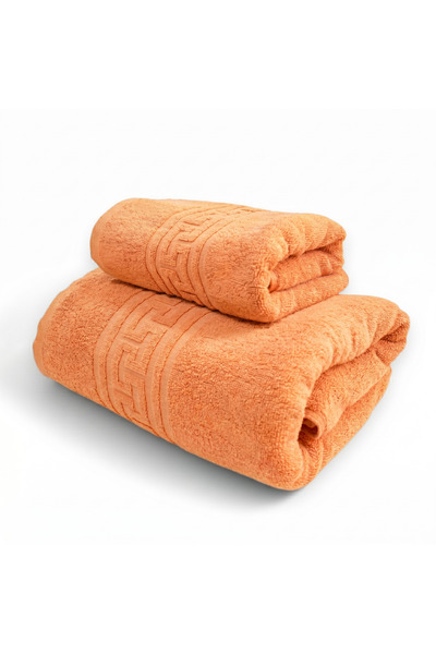 TextiLici Top Bottom Set of 2 Ultra Soft Towels – 100% Cotton, Double Thread,...