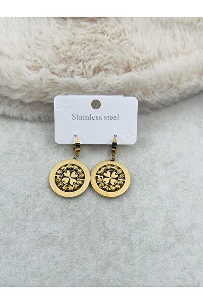 Bozhi Earrings Steel Gold Stylish Gift