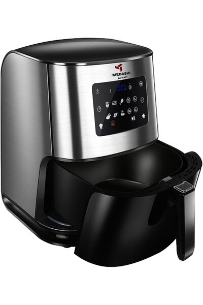 MEBASHI Air Fryer with LED Display, 1700W 6L Capacity, Removable Non-Stick Fr...