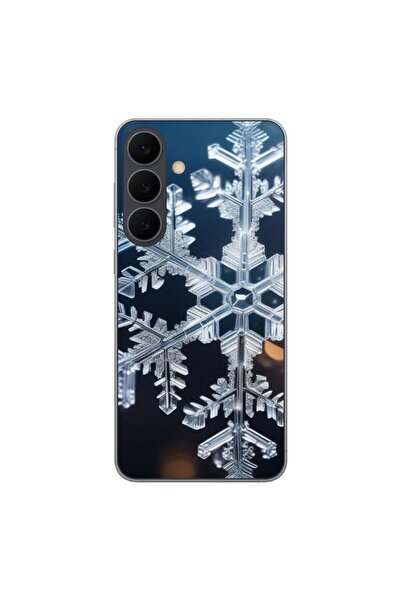 OEM Husa compatibila cu Samsung Galaxy S25 FE Silicon Gel Tpu Model Big Snowf...