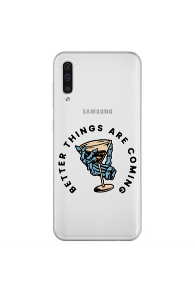 Other Samsung A70 Better Things Are Coming Transparent Silicone TPU Θήκη