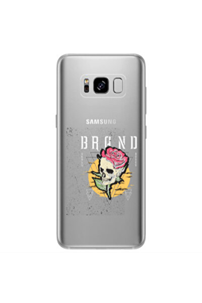Other Samsung S8 Plus Skull Roses Transparent Silicone TPU Θήκη