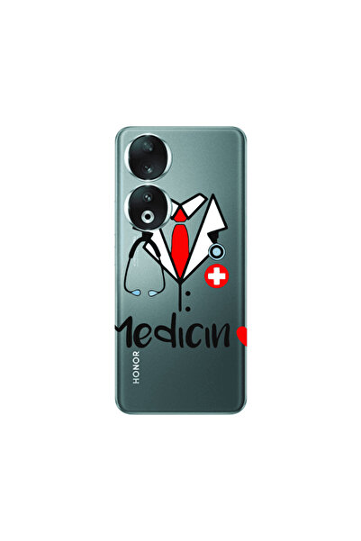 Other Honor 90 5G Medicin Transparent Silicone TPU Θήκη