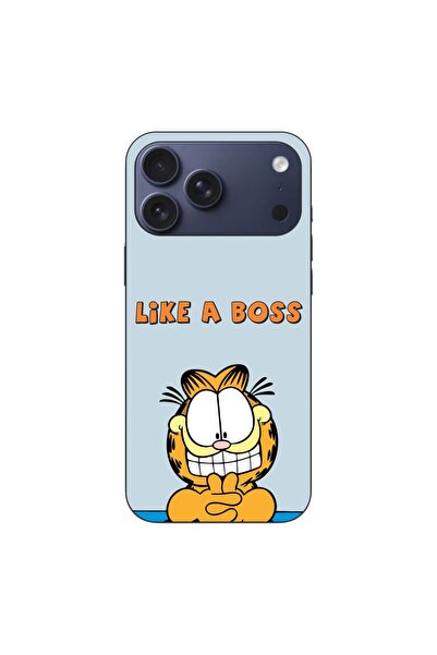 OEM Husa compatibila cu Apple iPhone 17 Pro Max Silicon Gel Tpu Model Garfiel...