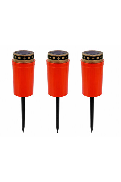 Erstee Set 3 Lămpi Solare LED pentru Grădină cu Țepușă – Iluminare Decorativă...