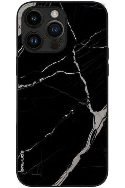 Other Sonique Μαρμάρινη Θήκη για Apple iPhone 14 Pro Max Μαύρο