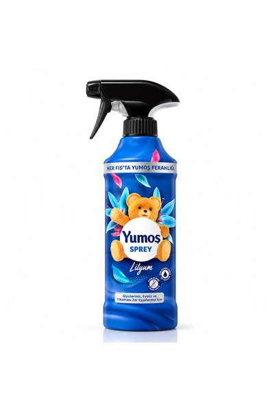 Yumoş Юмос ®   Лилиум Спрей Дезодорант Парфюм за дрехи и текстил, 450 мл