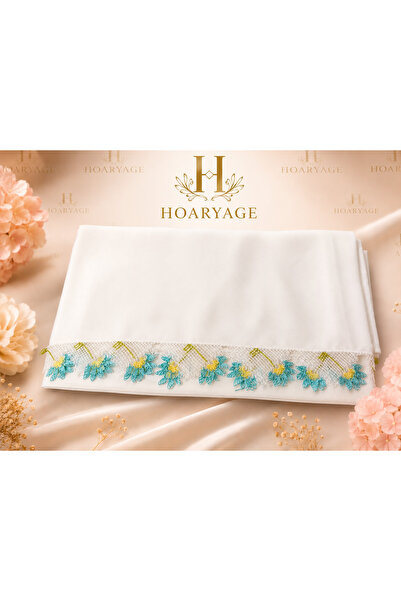 hoaryage Handcrafted Needle Embroidered Prayer Cover Dowry Cover Mevlit Heads...