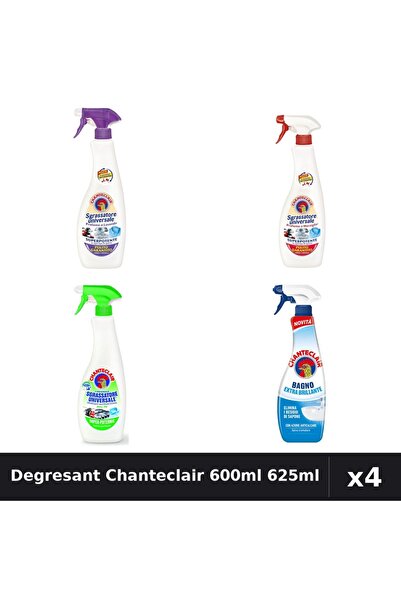 Chanteclair Set 4 Degresant Universal 600ml + Anticalcar 625ml - Mosc, Marsil...