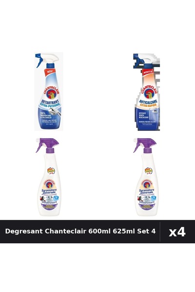 Chanteclair Set 4 Degresant Universal 600-625ml - Extra Puternic, Lavanda, Mo...