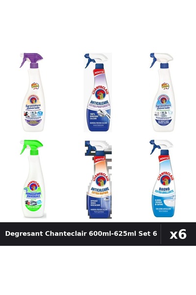 Chanteclair Set 6 Degresant Universal 600ml-625ml - 6 Arome, Lavanda, Lămâie,...