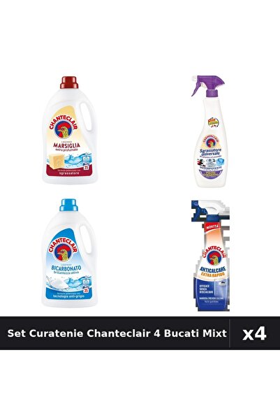 Chanteclair Set 4 Detergent și Degresant - 1575ml, 600ml, 625ml - Marsilia, L...