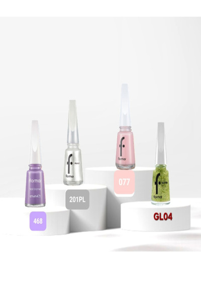 Flormar Charm Everyday 4 Piece Nail Polish Set