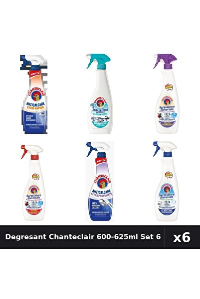 Chanteclair Set 6 Degresant Universal 600-625ml - Anti-Miros, Bicarbonat, Mar...