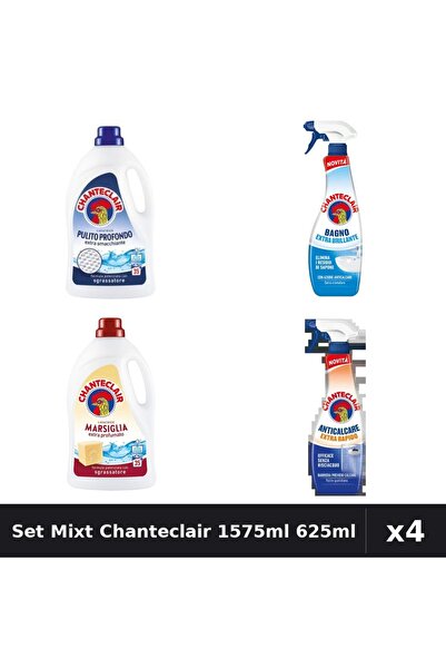 Chanteclair Set 4 Detergent și Degresant 1575ml 625ml - Curatare Profunda, Ma...