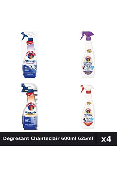 Chanteclair Set 4 Degresant Universal 600ml - Lavanda, Marsilia, Extra Rapid,...