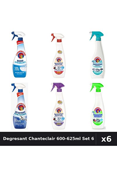 Chanteclair Set 6 Degresant Universal 600-625ml - Marsilia, Lămâie, Mosc Alb,...