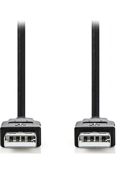 Nedis Καλώδιο USB 2.0 5μ Τύπου Α (CCGP60000BK50)