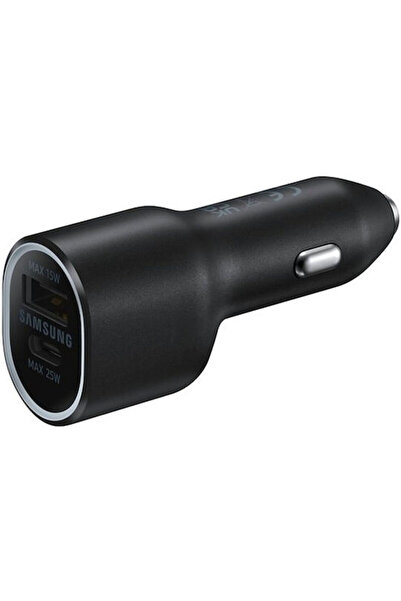 Samsung Φορτιστής Αυτοκινήτου 40W με Θύρες: 1xUSB 1xType-C Μαύρο Χρώμα Κωδικό...