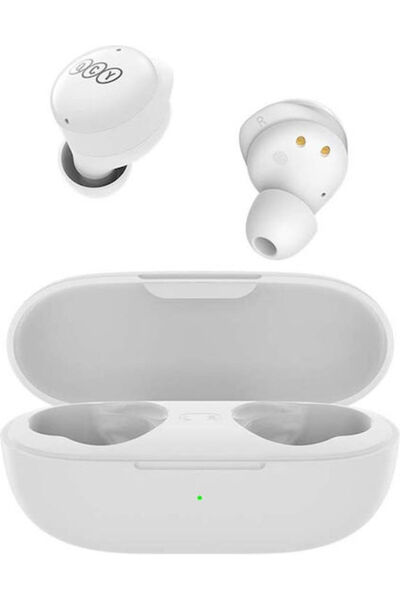 QCY T17 Ενδοωτικά Ακουστικά Bluetooth Handsfree με Θήκη Φόρτισης Λευκά