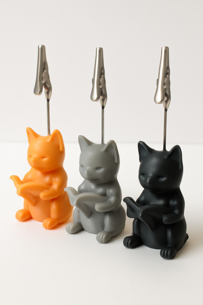GAME SHOT Cat Book Note Holder 3Lu