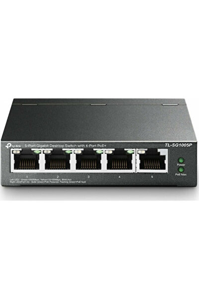 TP-LINK TL-SG1005P Μη διαχειριζόμενος διακόπτης PoE L2 με 5 θύρες Ethernet