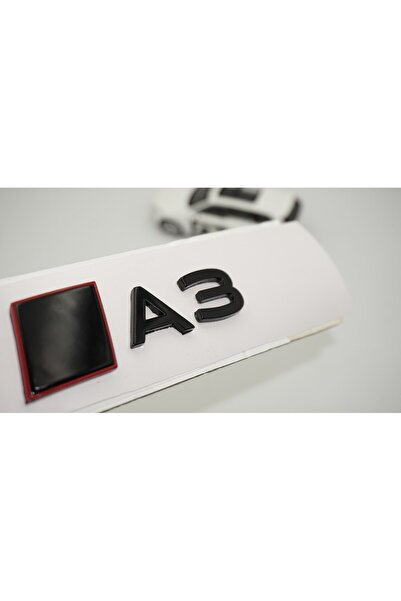 DK Tuning A3 2025+ Bagaj Siyah Yazı Logo Arma Audi İle Uyumlu
