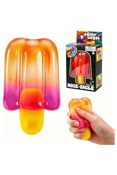 Squishy Minge anti-stres gigant cu biluțe de gel, Squishy senzorial transpare...