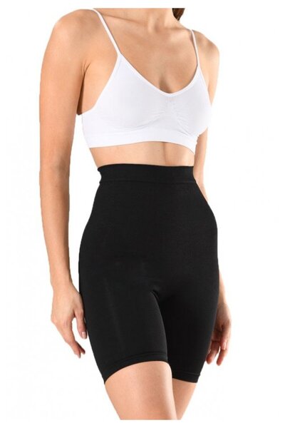Miss Fit Corset damă modelator cu bandă de silicon si talie înaltă, 3/4, culo...