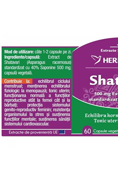 herbagetica Shatavari - 60 capsule -