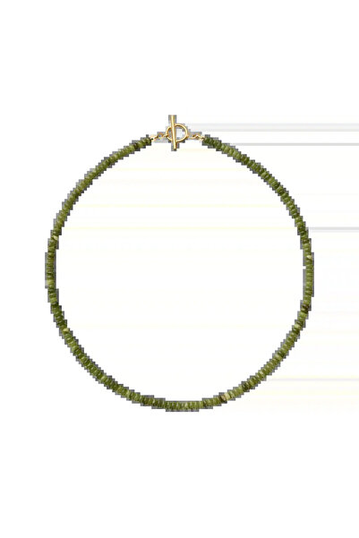 Lisa&Co. Colier Argint Emerald Crystals Argint placat cu rodiu / Smarald / Verde