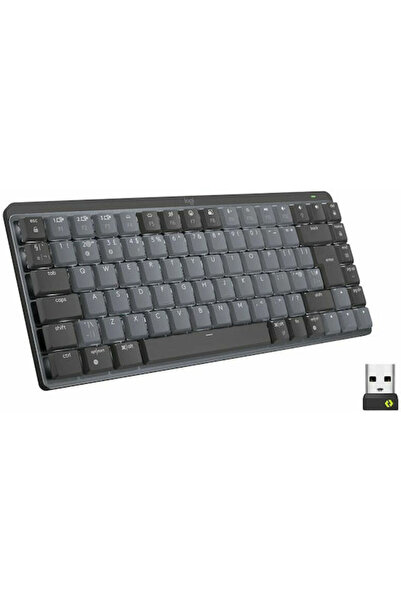 logitech MX Μηχανικό Μίνι Αθόρυβο Ασύρματο Πληκτρολόγιο Bluetooth Μόνο Αγγλικ...