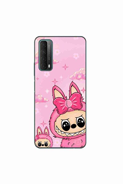 OEM Husa compatibila cu Huawei P Smart 2021 Silicon Gel Tpu Model Labubu Pink...